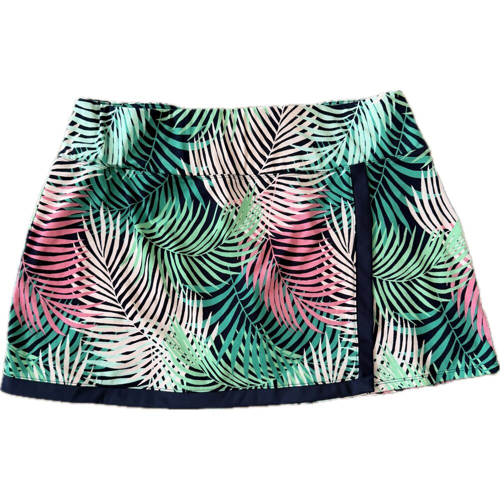 Tommy Bahama Skort XL Floral Print Athletic Golf Skirt Tropical Wrap‎ Hawaiian